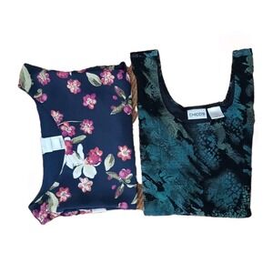 Lot of 2 Chicos Tops Floral Size‎ 3
